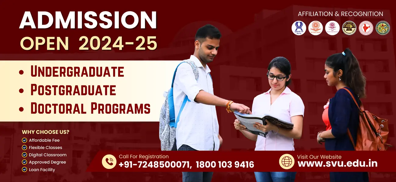 Admission Open in Shri Venkateshwara University for 2024 .